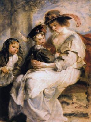 Helena Fourment with her Children, Clara, Johanna and Frans
