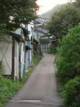 正沢川越えの旧道