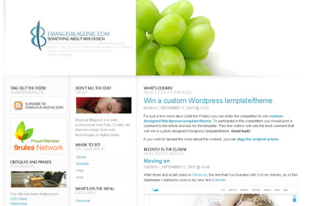 EmanuelBlagonic.com - Something about web design